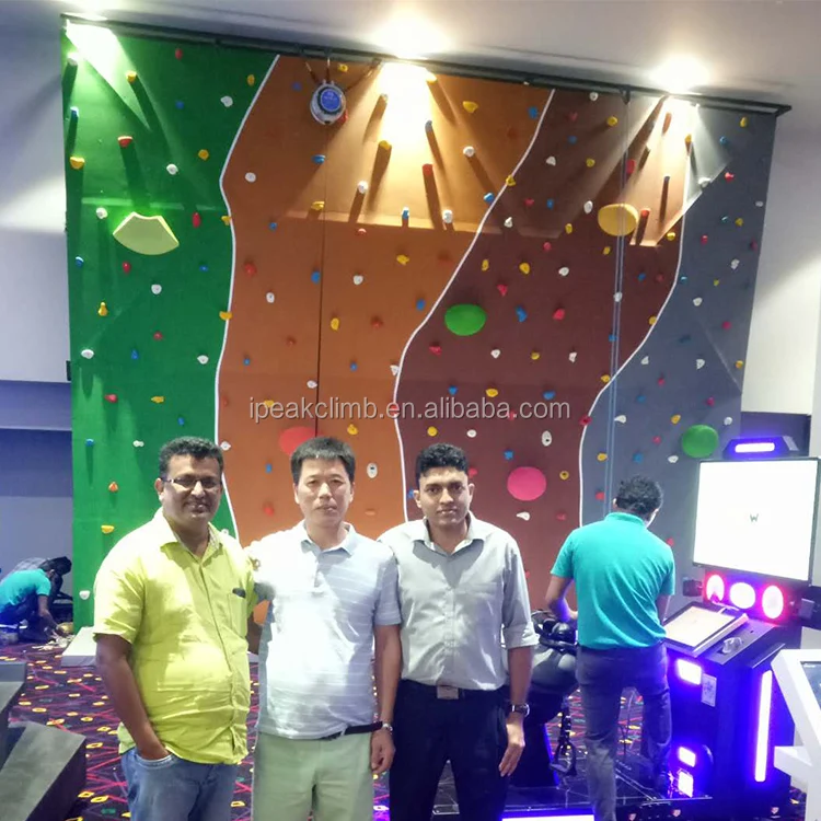 Various design available top quality indoor rock climbing wall equipment