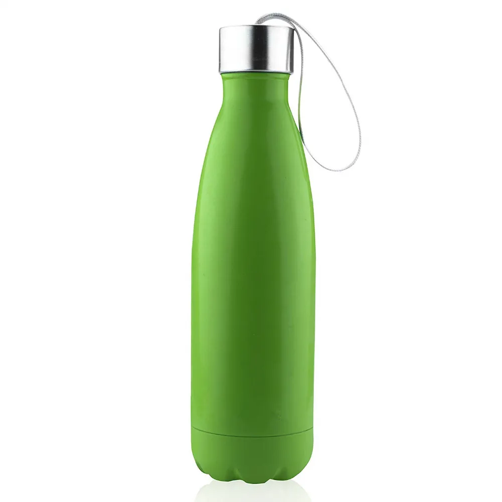 OEM Custom Logo Sports Double Wall Vacuum Insulated Stainless Steel Water Bottle With Lid