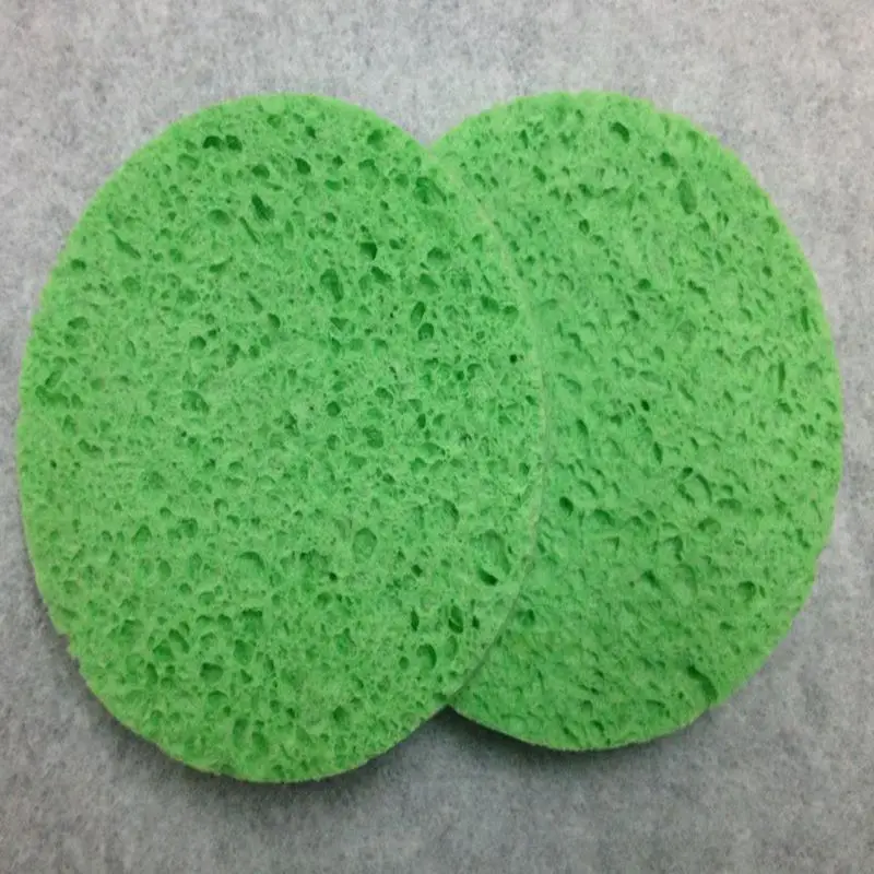 Customer Designed Compressed Cellulose Makeup Removal cleansing puff eco-friendly Facial Cleansing Sponge
