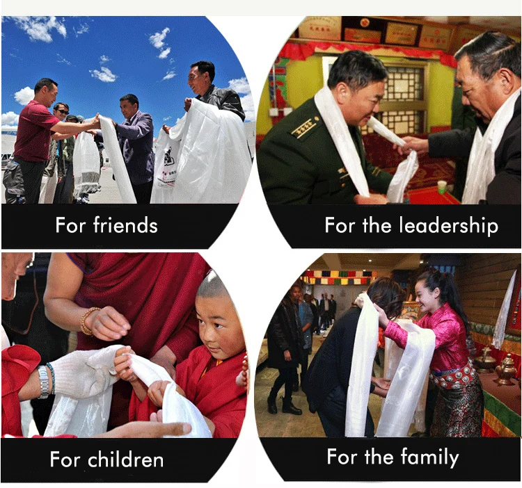 
Tibetan Mongolian noble etiquette five-color thickening jacquard auspicious eight treasures Hada 