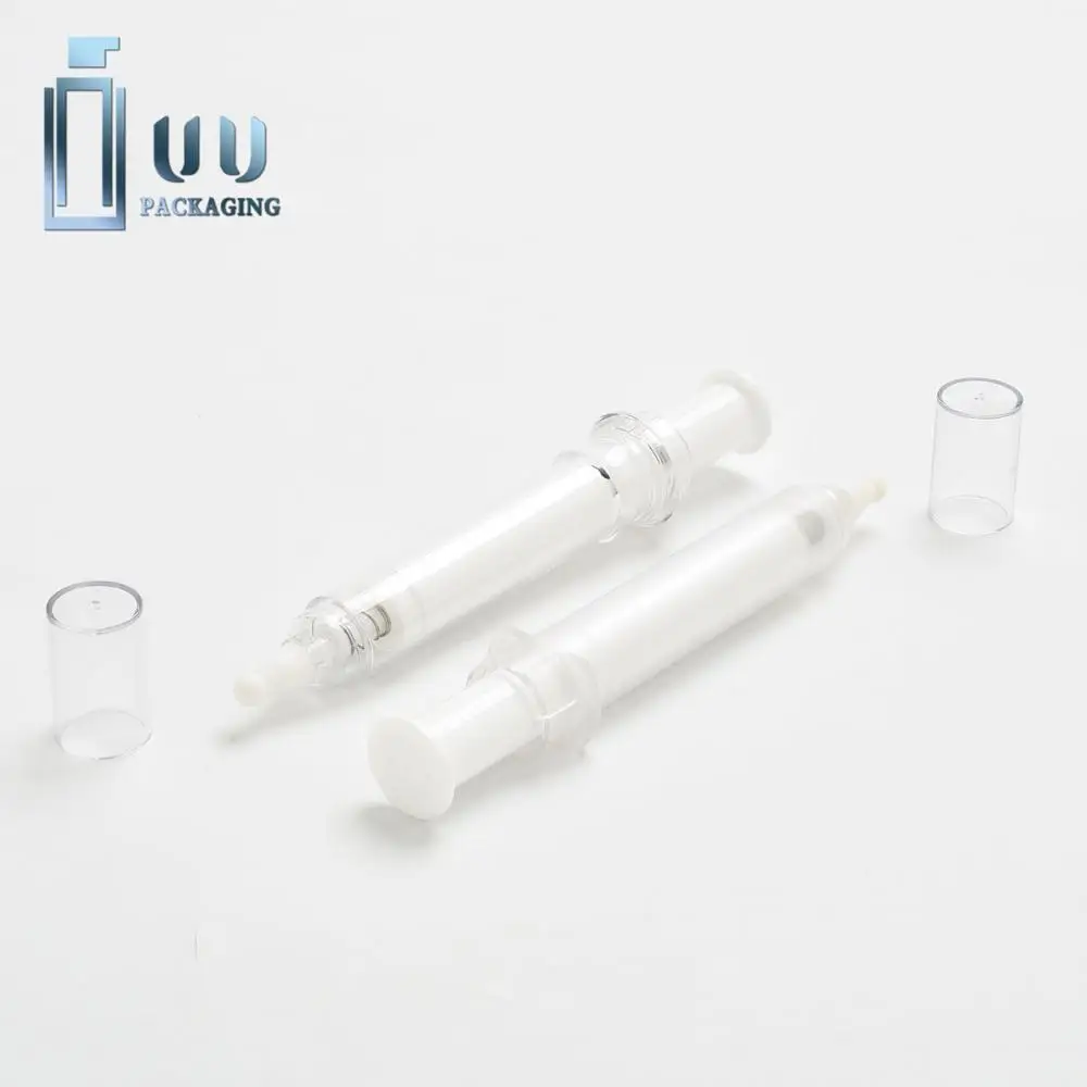 UU package UU BIONYX filler bottle airless pump syringe shape 10ml