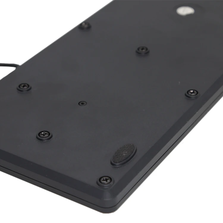 
Hot sale Ultra Slim wired 101 keys standard silicon computer keyboard for desktop 