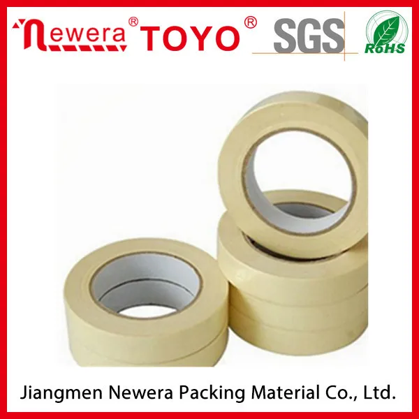 Masking Crepe Paper Adhesive Tape for Automotive Paint with High Temperature Resistant Masking Tape Manufacturer