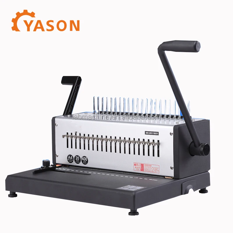 21-hole Manual Binding Machines double Wire Binding Machine Comb Binding Machine SD-2011B