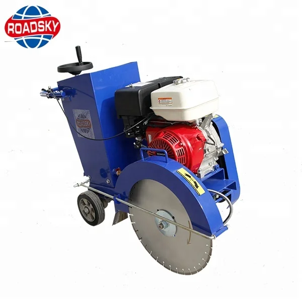 
honda engine bitumen concrete surface road floor cutting machine 