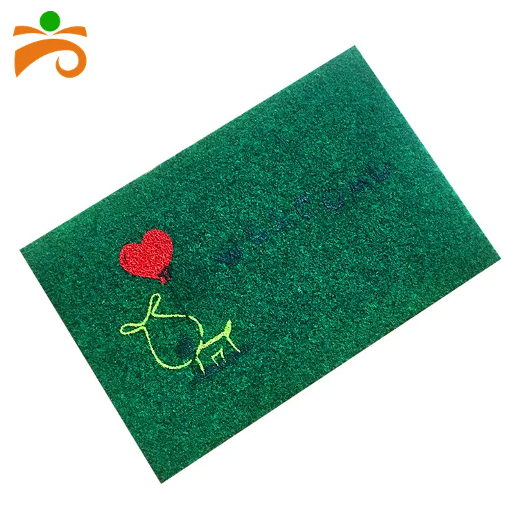 Оптовая продажа промышленных пользовательские напечатаны натуральный полиэстер коврики/двери