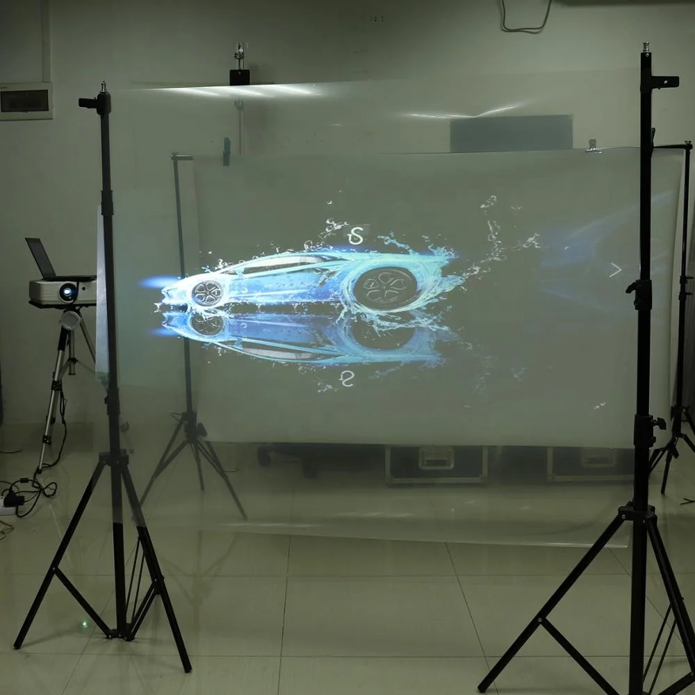 Профессиональный производитель/3D голографическая пленка для задней проекции самоклеящаяся стеклянная оконная