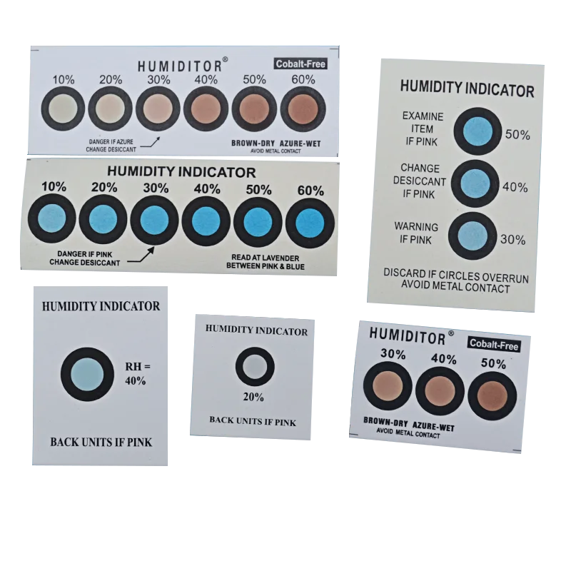 3 dots Humidity Indicator Cards