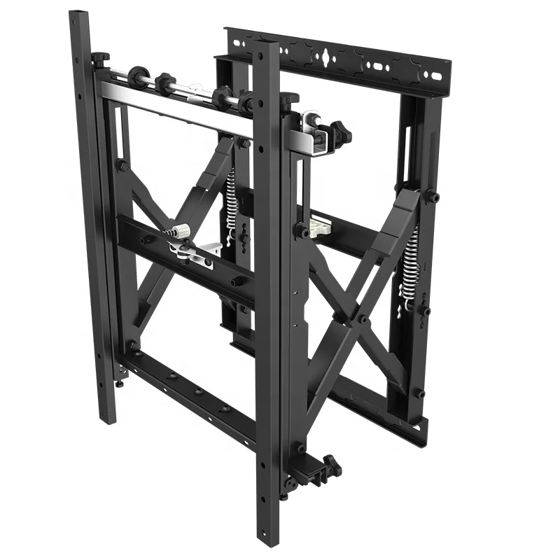 Latest Gas Spring Structure VESA 400x600 mm Hanging Wall Bracket Support TV For Portrait Screen