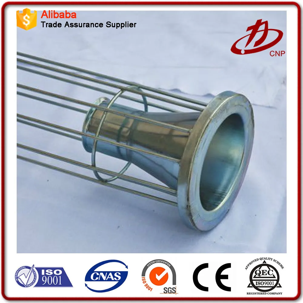 Venturi filter cage / filter bag skeleton for bag filter