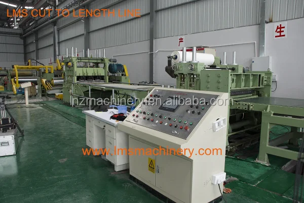 2016 LMS Lignt gauge cold rolled plate cutting machine auto