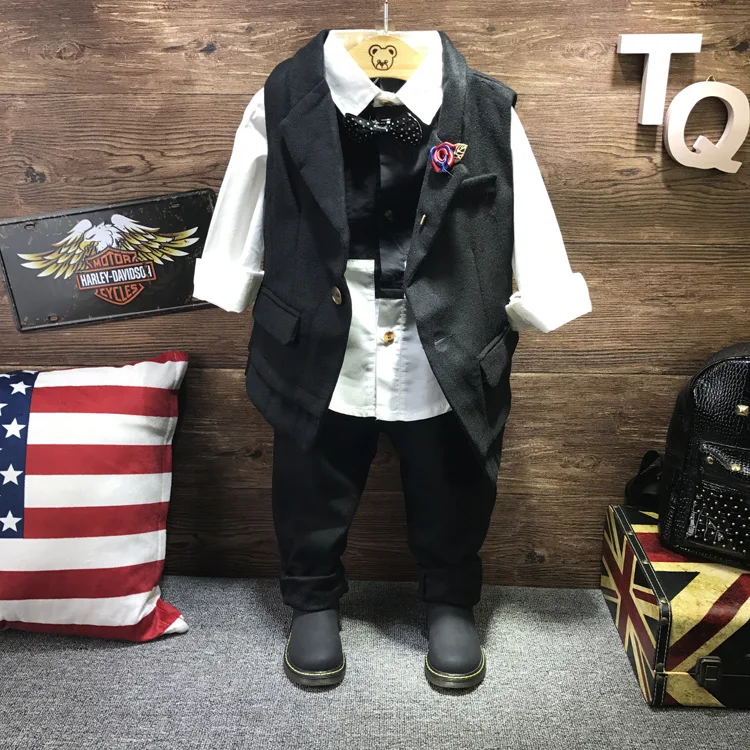 
2017 best popular hot selling cheap wholesale boy suits junior pant suits 