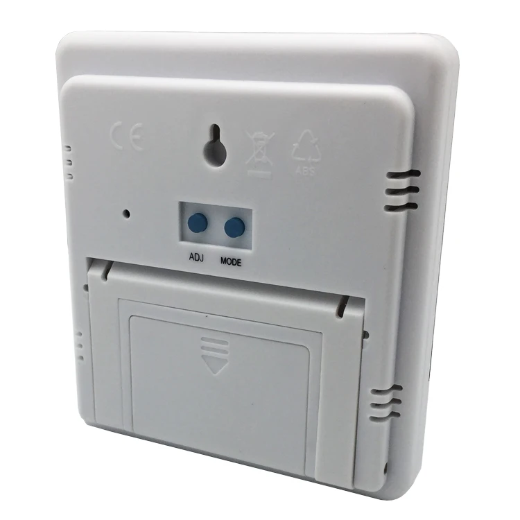 Digital indicator & humidity temperature time display  wire electronic thermometer