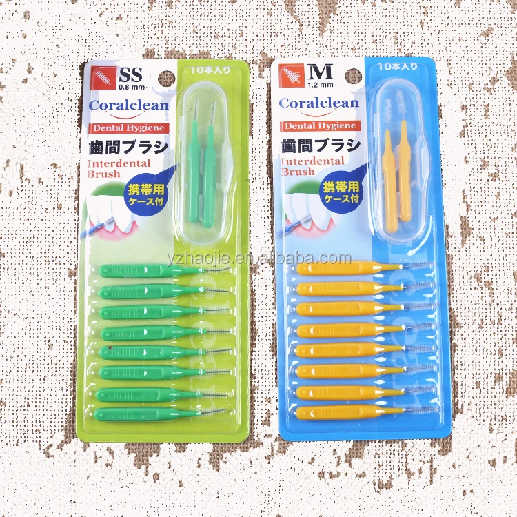 OEM available interproximal brush interdental brush Japan package