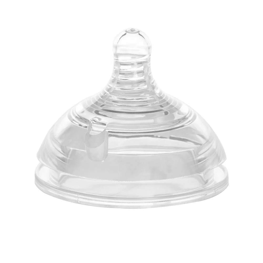 Amazon hot sell silicone nipples for baby feeding bottle