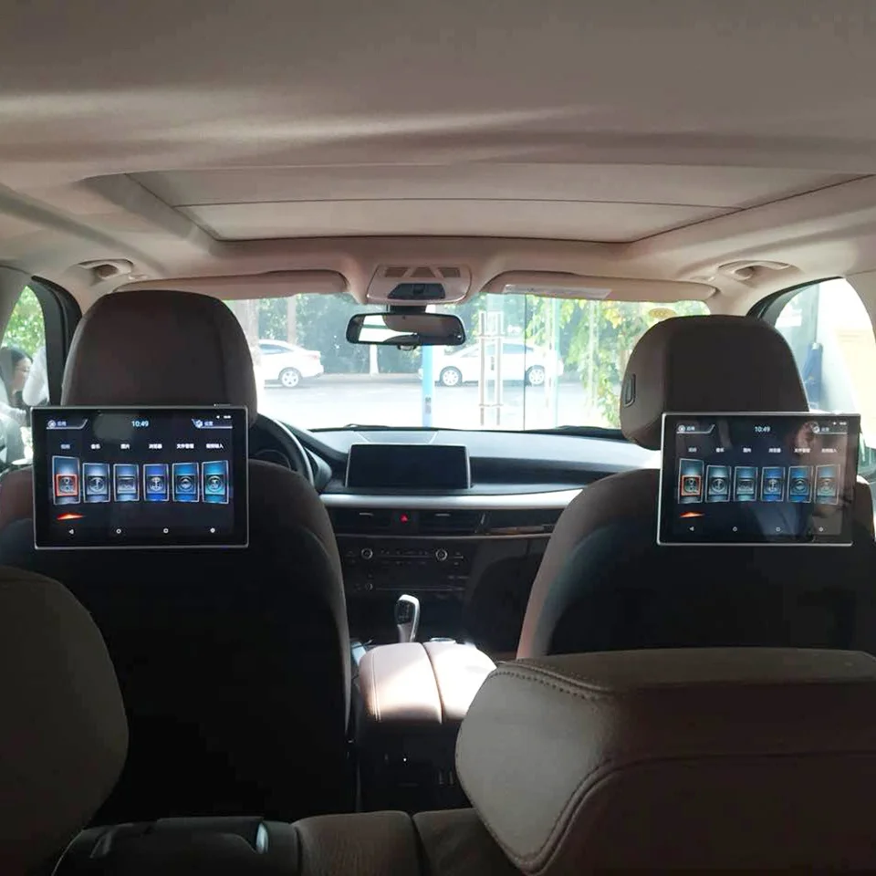 Car Parts 1080P Rear Screens DVD Headrest Monitor For BMW e46 e39 e60 e36 e90 e30 e92 e87 e38 e91 e61 e70 e93 Games Play