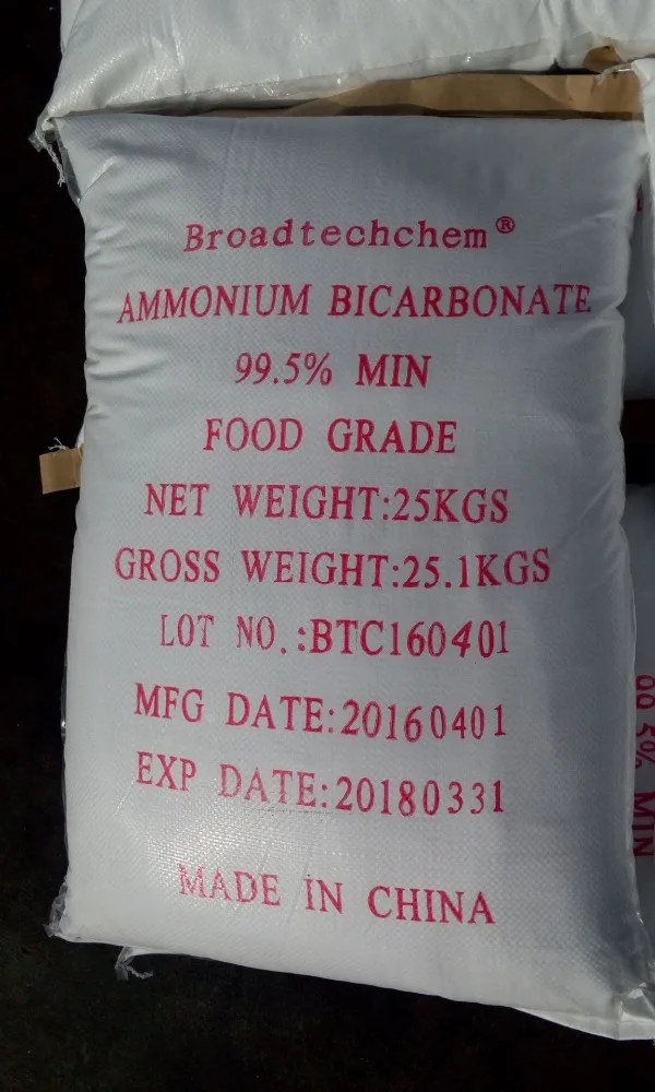 
Hot Selling Ammonium Bicarbonate 99.5%Min at good price 