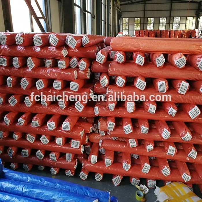 12 ft x 100 ft Orange Rip Proof Abatement Polyethylene Sheeting White POLY Sheeting