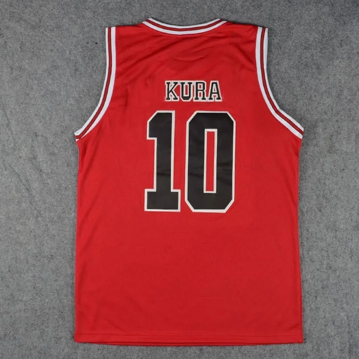 High Quality Custom Team Name Number Basketball Jersey Color Design Basketball Uniform Embroidery for Men Patch White Red Black