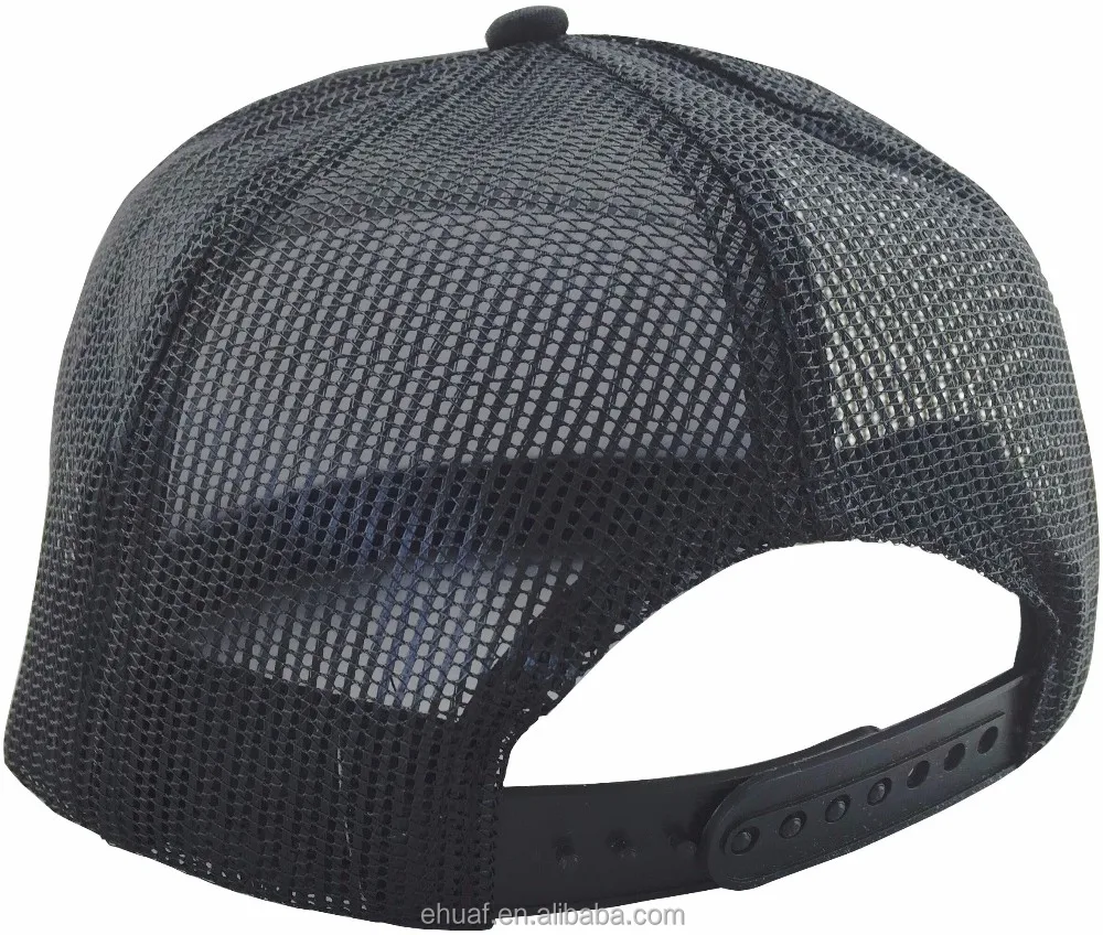 Promotional hip hop snap back flat bill foam and mesh blank cap style hat