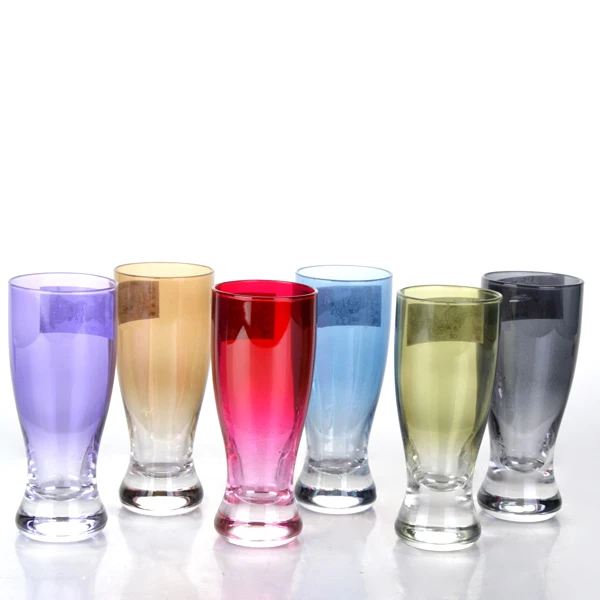 Seven deadly SINS design black shot glass tall glass bar glass
