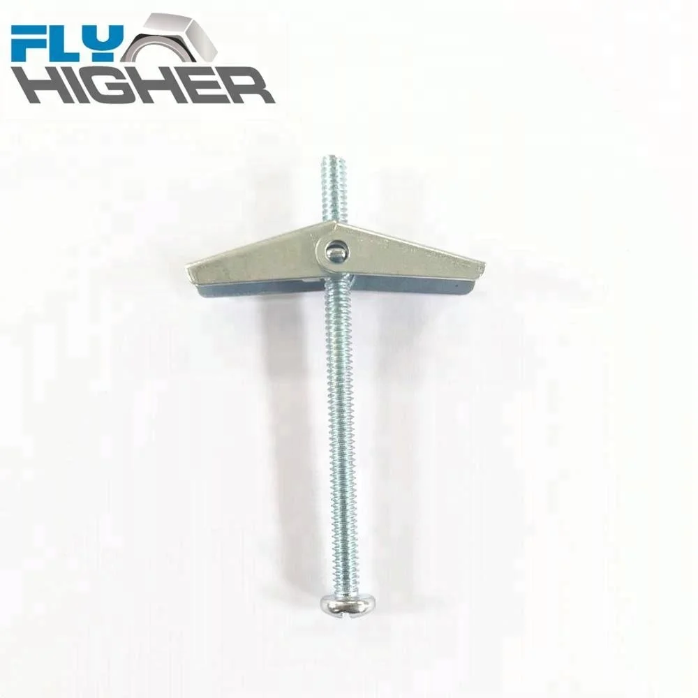 3/16X3 Gravity butterfly toggle anchor with screw