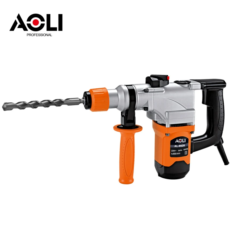 Electric chipping hammer drill 26mm tools portable SDS Plus L-shape rotary hammer 900W