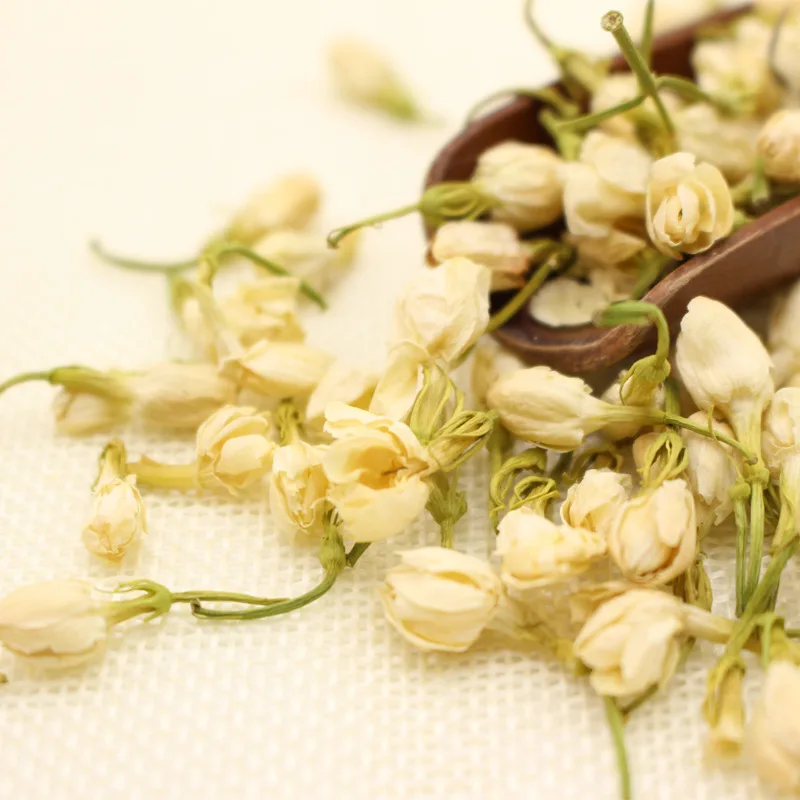 Chinese herbal flower buds white jasmine loose tea
