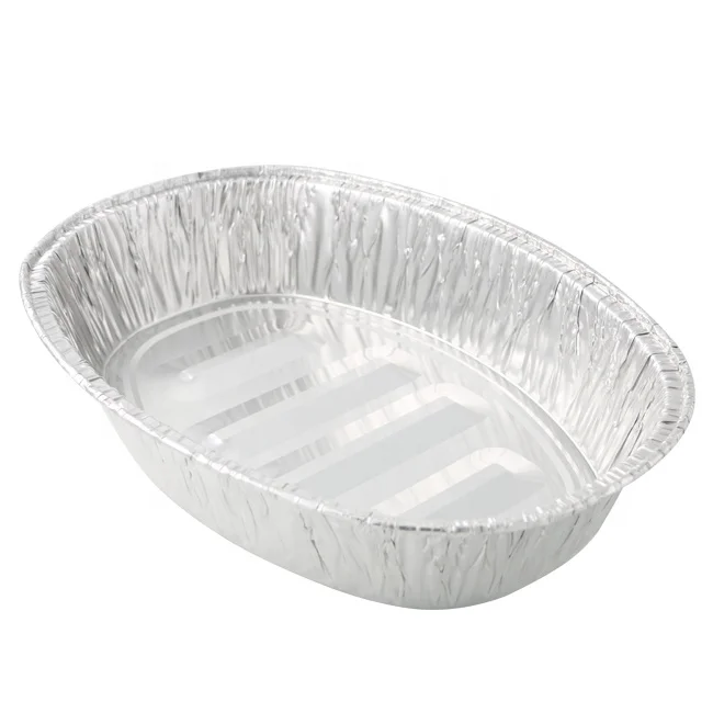 
disposable roasting aluminium foil turkey pan round aluminum foil pan 