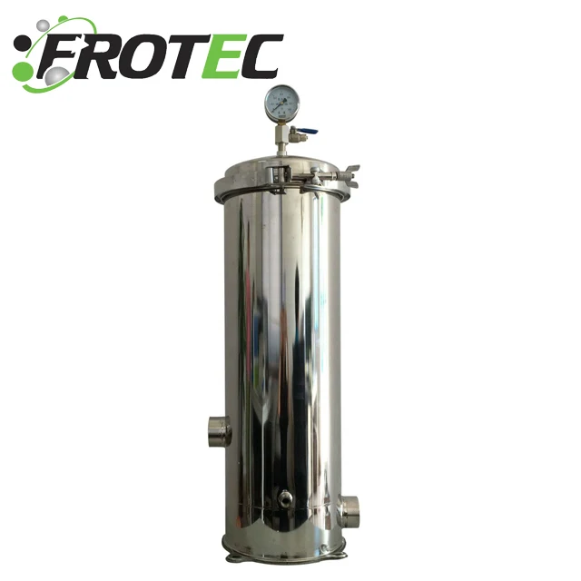 All filter housings hydrostatically tested Waste Water Treatment SS Clamp Housings