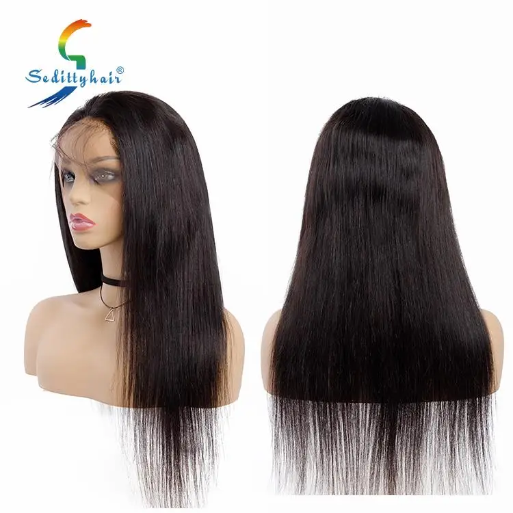 Best Wholesale 100% Human Hair Full Lace Wig With Baby Hair