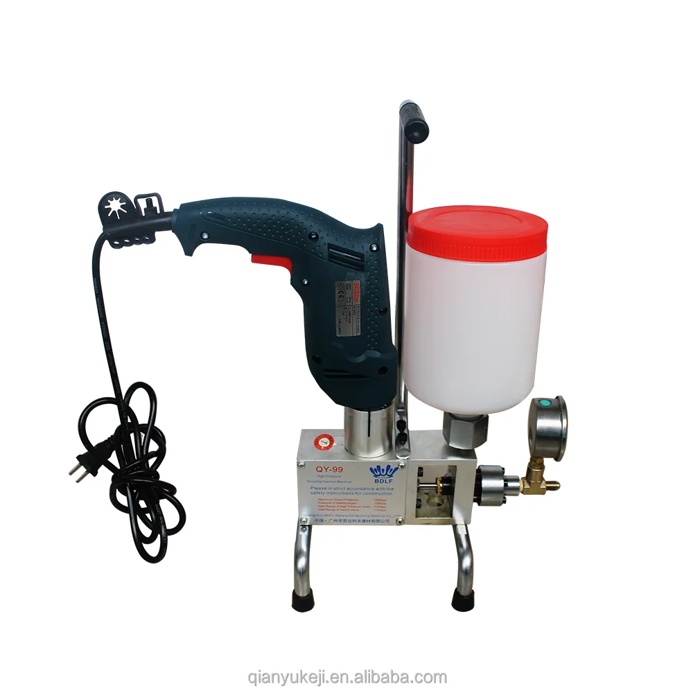 Portable QY-99 850W 220V PU Polyurethane Foam and Epoxy Resin Injection Pump for Waterproofing leakage