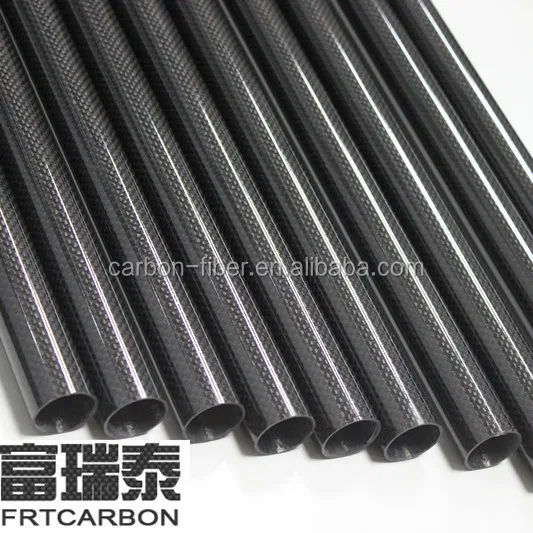 Заводская поставка, трубка из углеродного волокна 25 мм, трубка из углеродного волокна