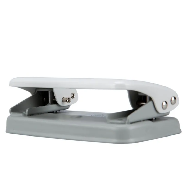 high quality office stationery manual stainless steel 12 sheets 2 hole puncher