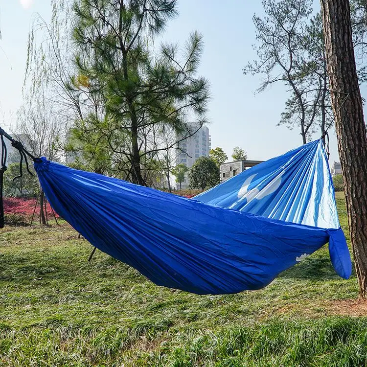 Outdoor hammock printing flag printing hammock, parachute Parachute cloth printing hammock