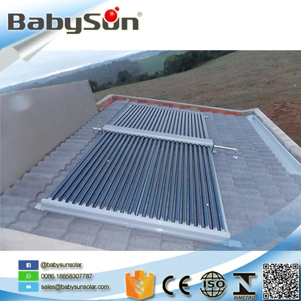 INMETRO Domestic Solar Water Heater sun water heater vacuum tube solar collector