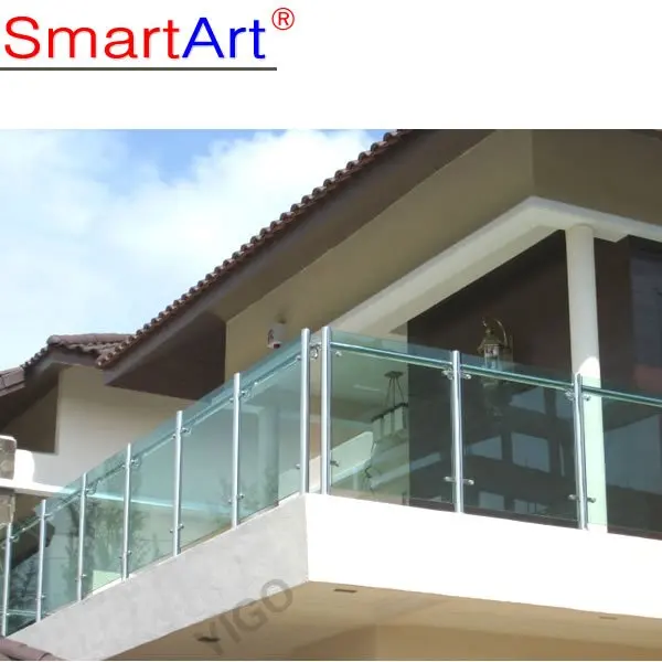 Smartart 2024  China supplier Spigot covers glass balustrade railing