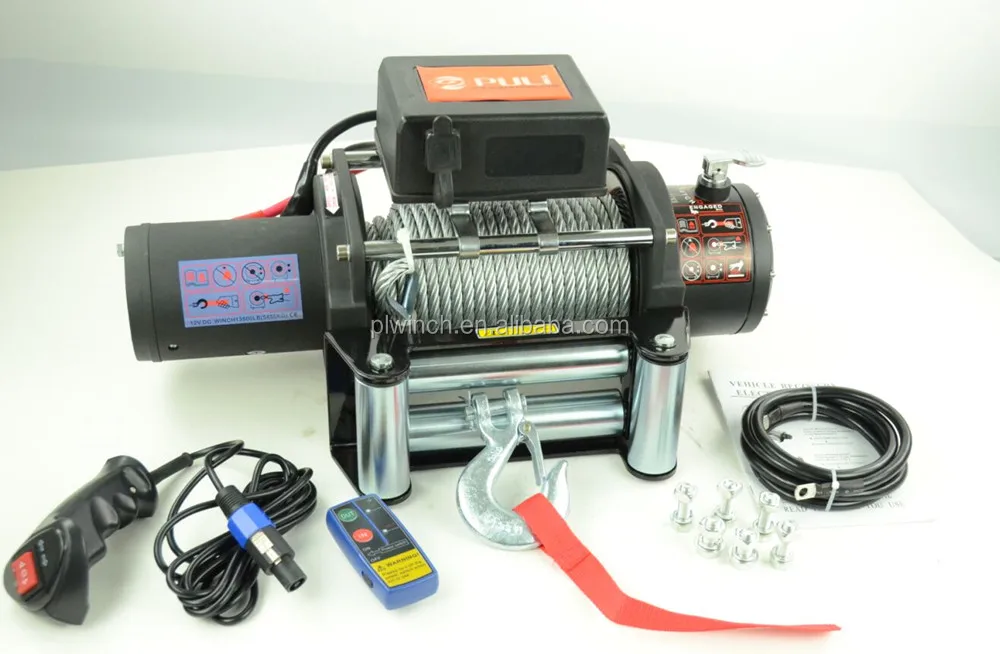 hydraulic winch cable truck winch 12000lbs for sale