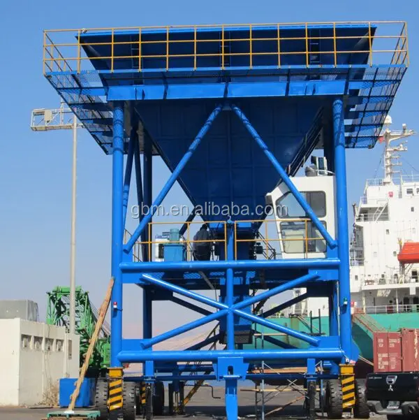 50 m3 Industry Bulk Material Handling cement/ Fertilizer hopper mobile grain