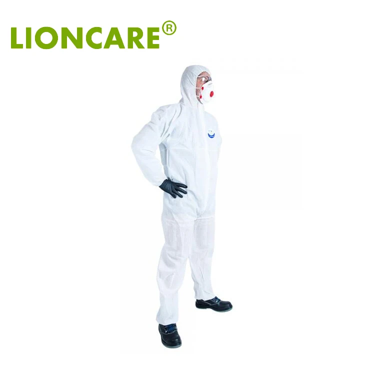 Microporous Type 5/6 Coverall Disposable Breathable Coverall