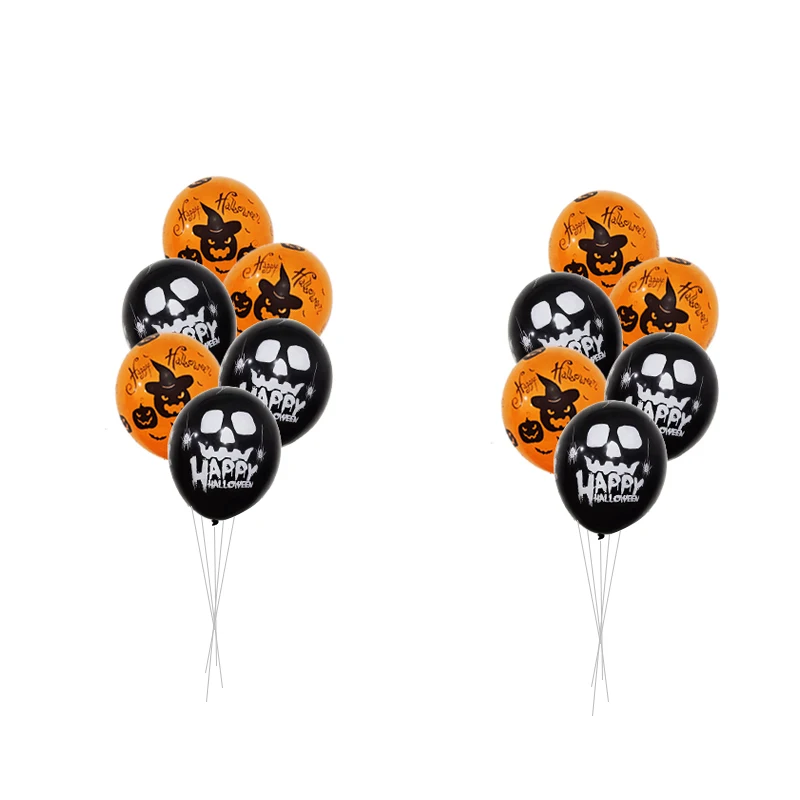 New black cat with pumpkin inflatable foil balloon hanging banner home decoration 16 inch letter halloween celebration ballons