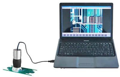 MDA1300R patent design RoHS proved  1.3mp portable zoom USB digital measuring microscope with reticle software