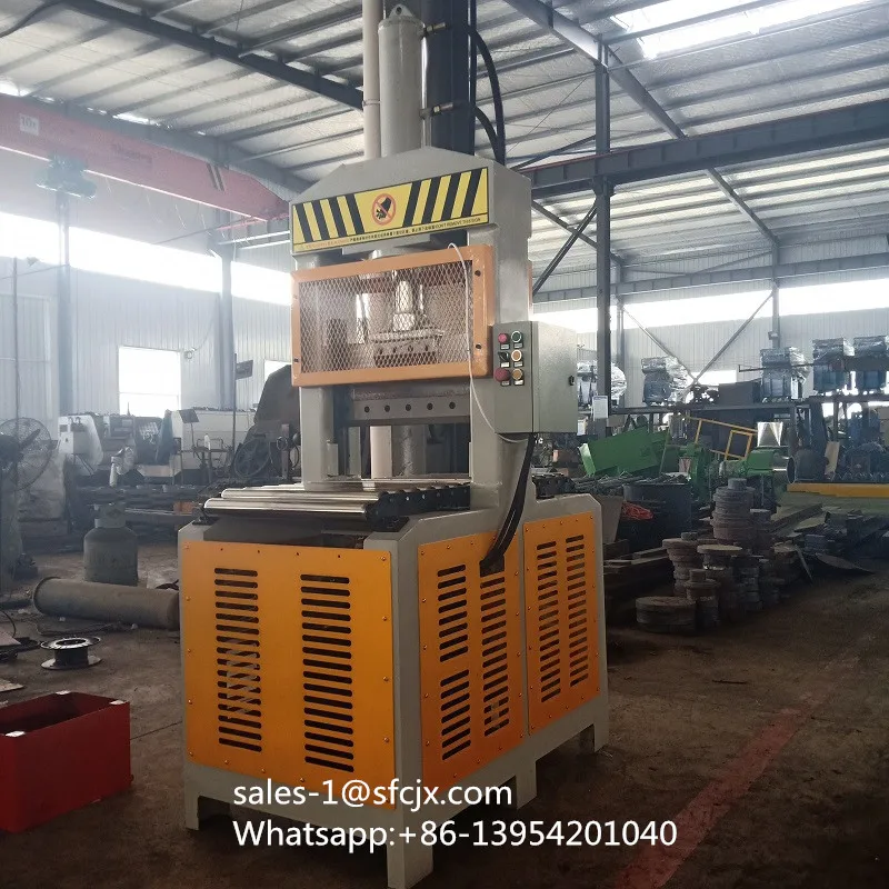 80 KN factory supply new style single knife hydraulic vertical rubber cutting machine