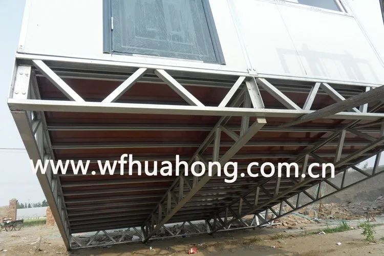 Portable mobile sandwich wall panel prefabricated houses