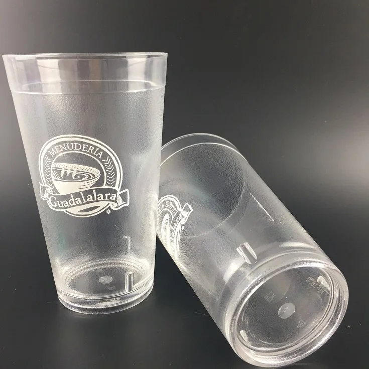 Clear Acrylic Tumblers  Plastic glass for For Water, Iced Tea,Cocktails, Beer, Beverages