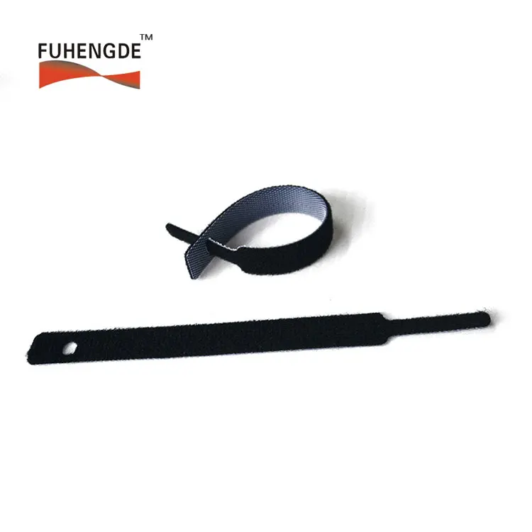 Reusable Hook and Loop Cable Ties with Microfiber