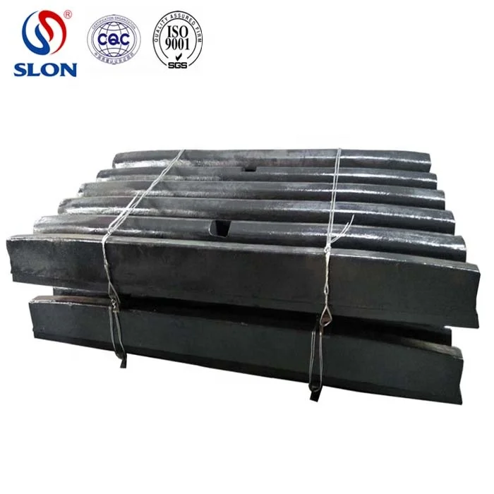 High manganese 13% 18%  jaw crusher spare parts CJ412  CJ613  JM1513 Fixed /Swing Jaw plate