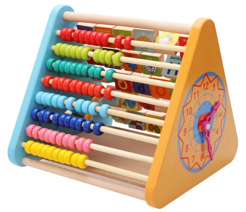 
Design 5 In 1 Multi-function Kids Toy Wooden Activity Cube 