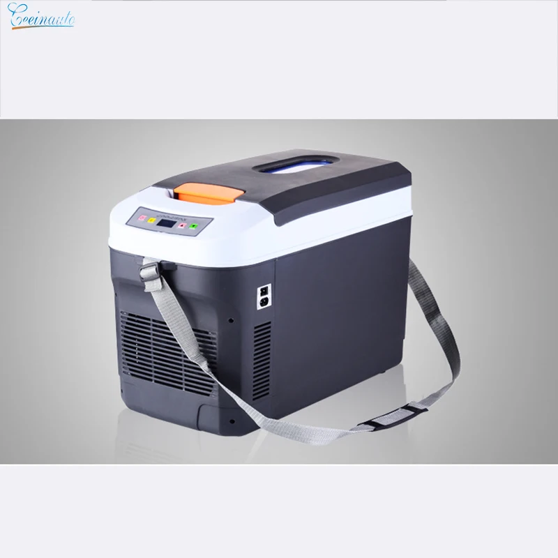 CeeinAuto portable thermoelectric car refrigerator mini cooler box 25l mini fridge for home DC12V AC220V