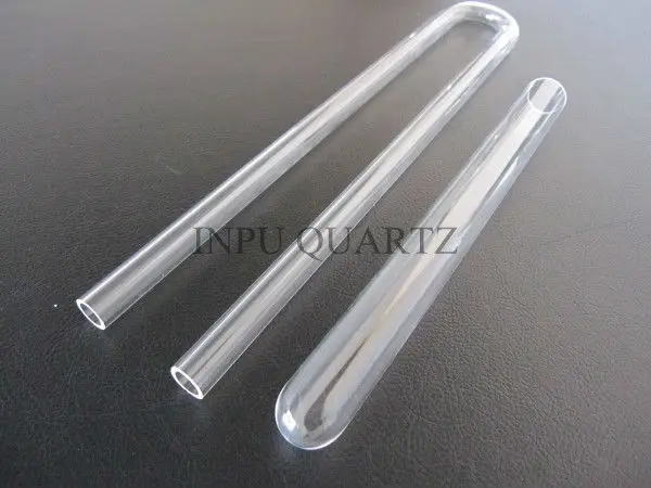 Высокотемпературная прозрачная Плавленая кварцевая стеклянная трубка всех размеров